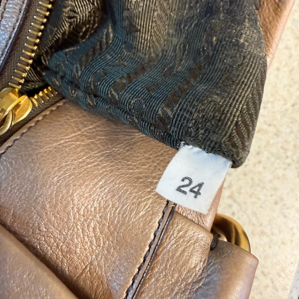 Prada Brown Ombré Shoulder Bag - Picture 15 of 16